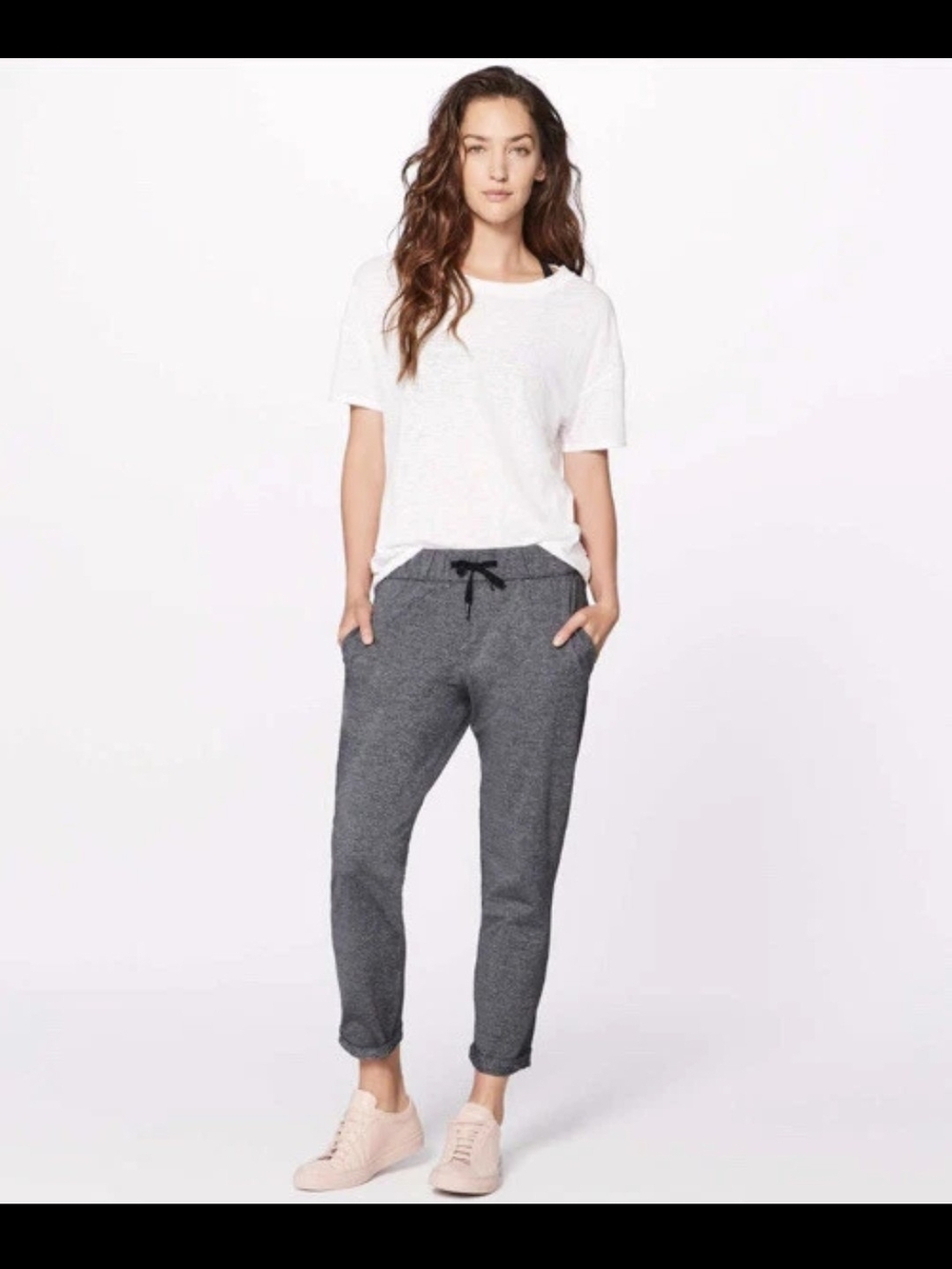 Lululemon jogger on the fly pant grey size 4